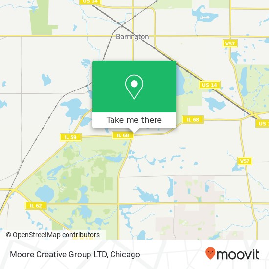 Mapa de Moore Creative Group LTD