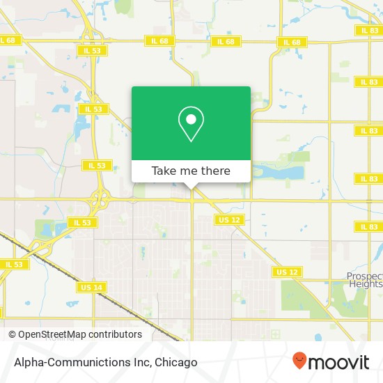Mapa de Alpha-Communictions Inc