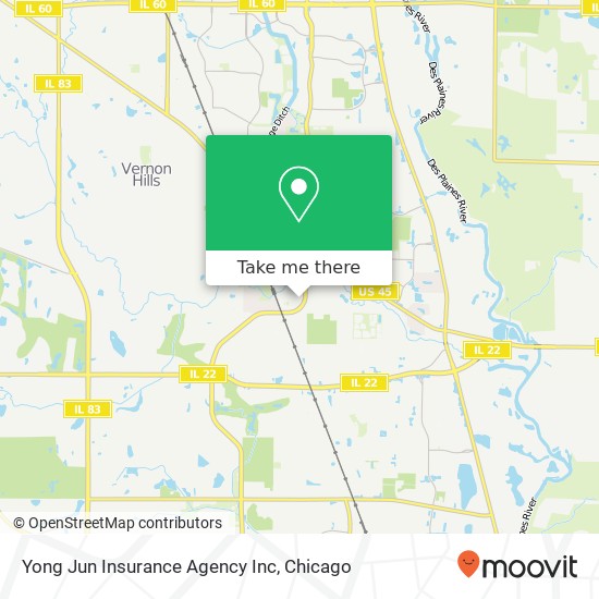 Yong Jun Insurance Agency Inc map