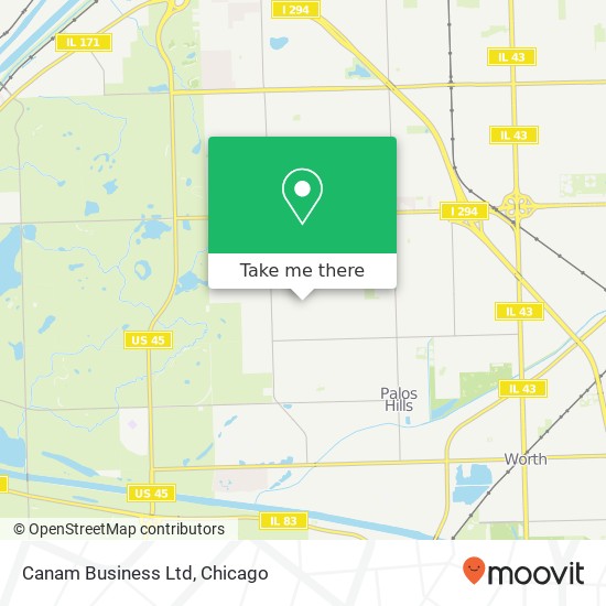 Mapa de Canam Business Ltd