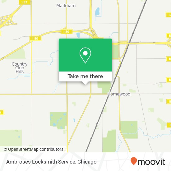 Mapa de Ambroses Locksmith Service