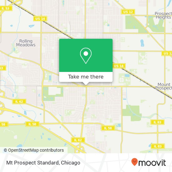 Mt Prospect Standard map