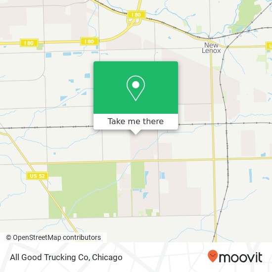 All Good Trucking Co map