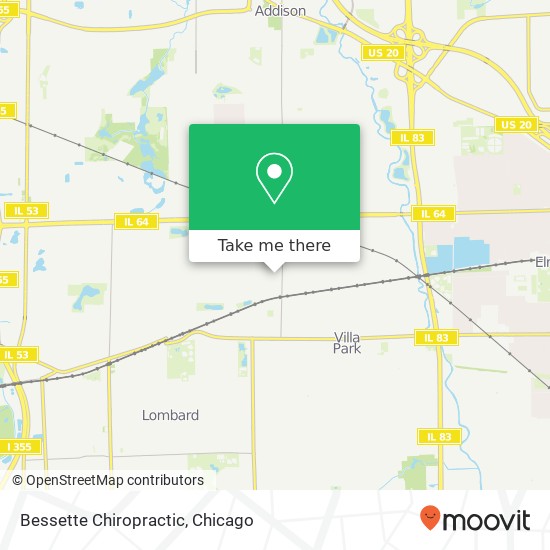 Bessette Chiropractic map