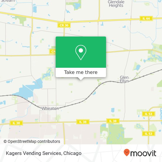 Kagers Vending Services map