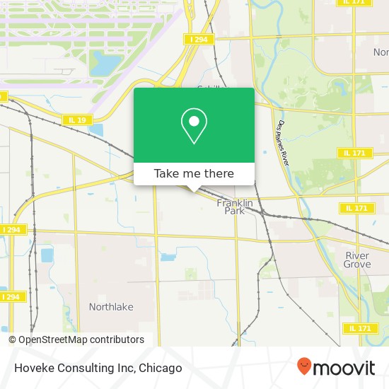 Hoveke Consulting Inc map