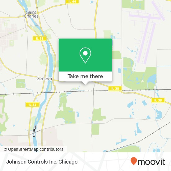 Mapa de Johnson Controls Inc