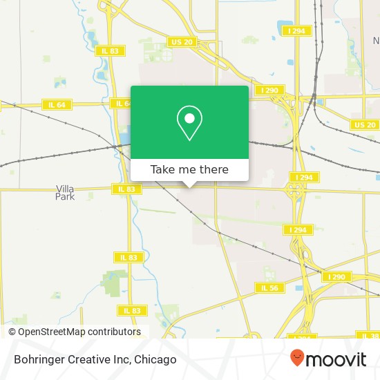 Bohringer Creative Inc map