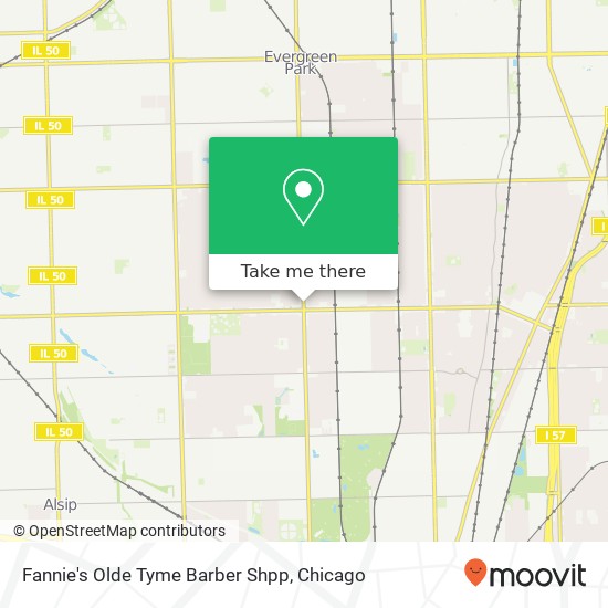 Fannie's Olde Tyme Barber Shpp map