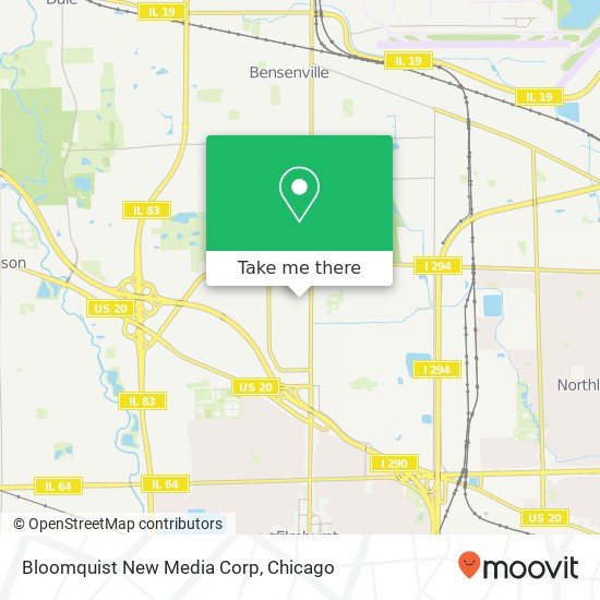 Bloomquist New Media Corp map