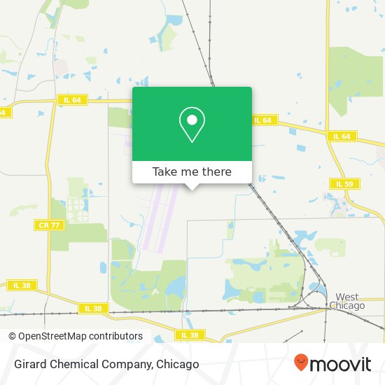 Girard Chemical Company map