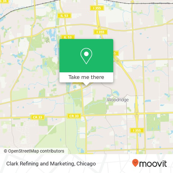 Clark Refining and Marketing map