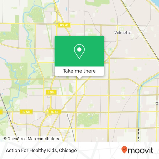 Action For Healthy Kids map