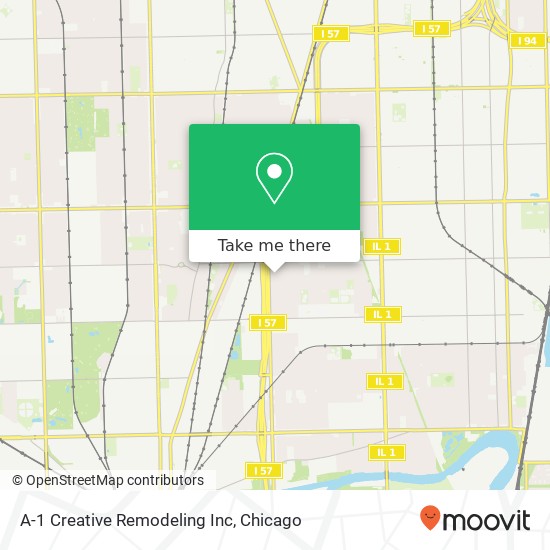 A-1 Creative Remodeling Inc map