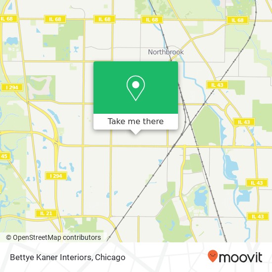 Bettye Kaner Interiors map