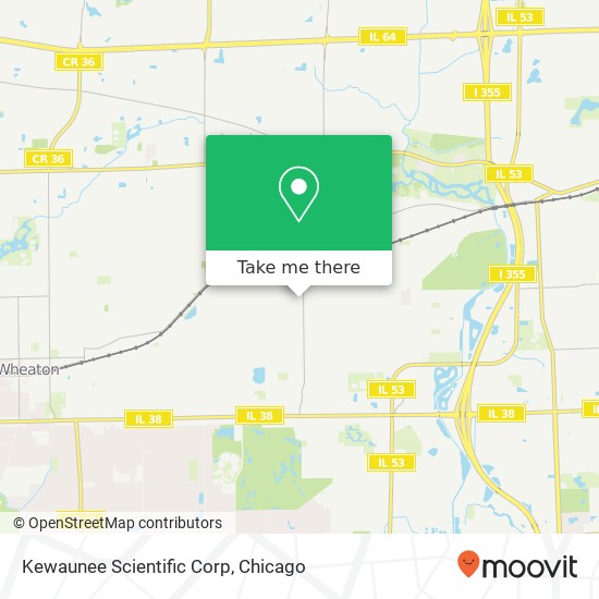 Mapa de Kewaunee Scientific Corp