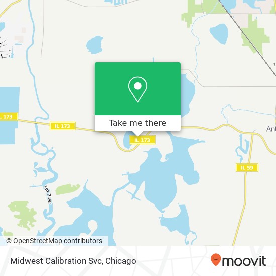 Midwest Calibration Svc map