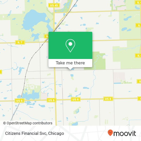 Citizens Financial Svc map