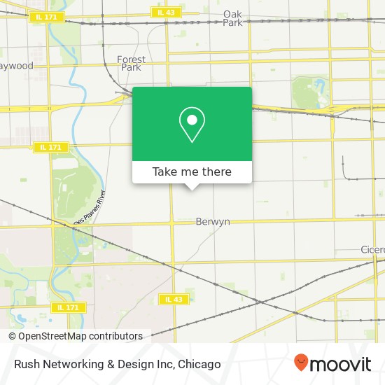 Rush Networking & Design Inc map