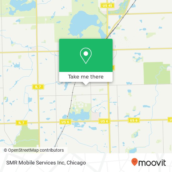 Mapa de SMR Mobile Services Inc