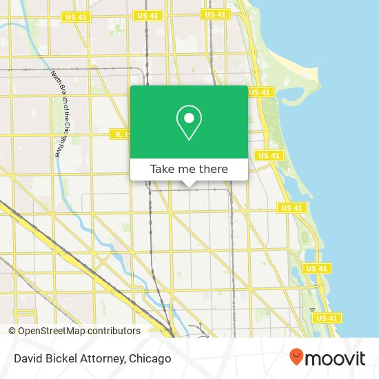 David Bickel Attorney map