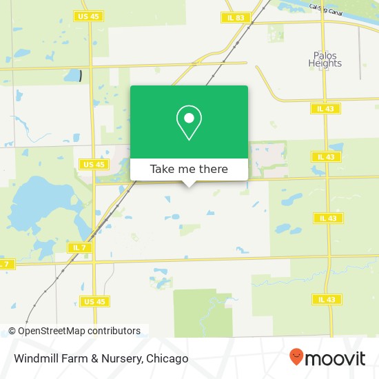 Mapa de Windmill Farm & Nursery
