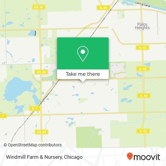 Windmill Farm & Nursery map