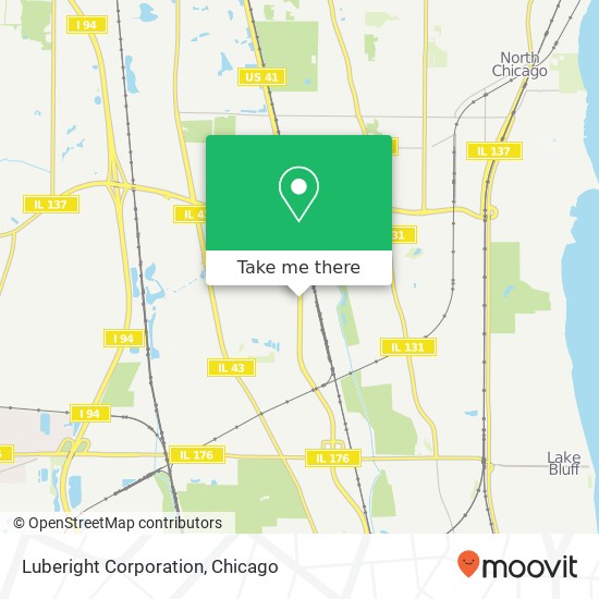 Mapa de Luberight Corporation