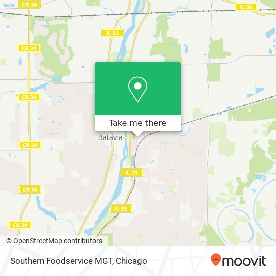 Mapa de Southern Foodservice MGT