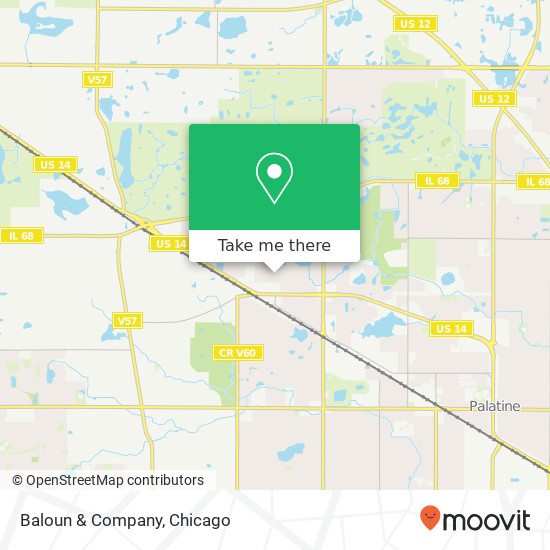 Mapa de Baloun & Company