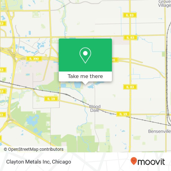 Clayton Metals Inc map