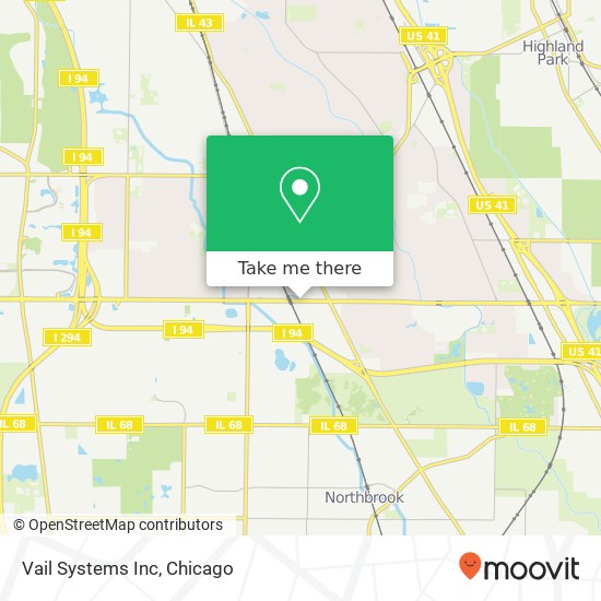 Vail Systems Inc map