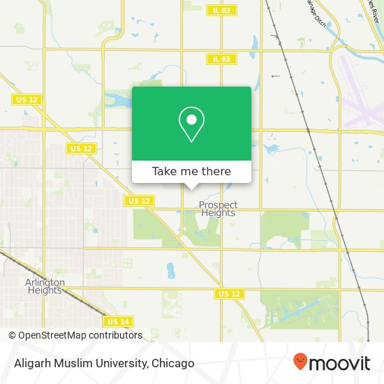 Aligarh Muslim University map