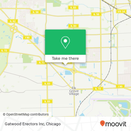 Mapa de Gatwood Erectors Inc