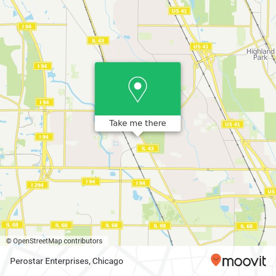 Perostar Enterprises map