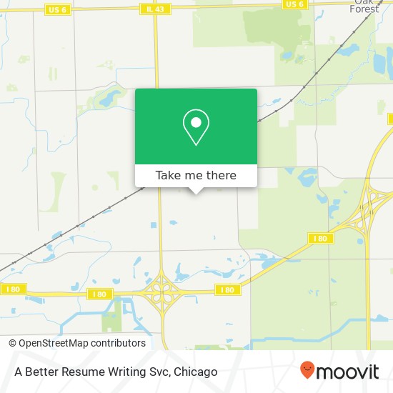 Mapa de A Better Resume Writing Svc