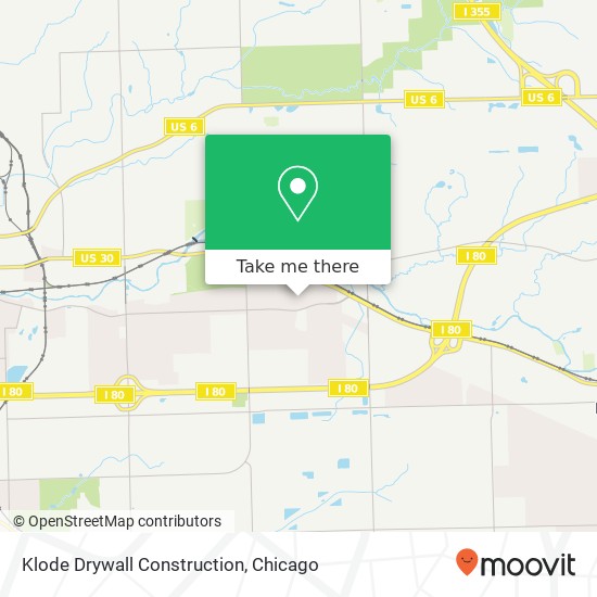 Klode Drywall Construction map