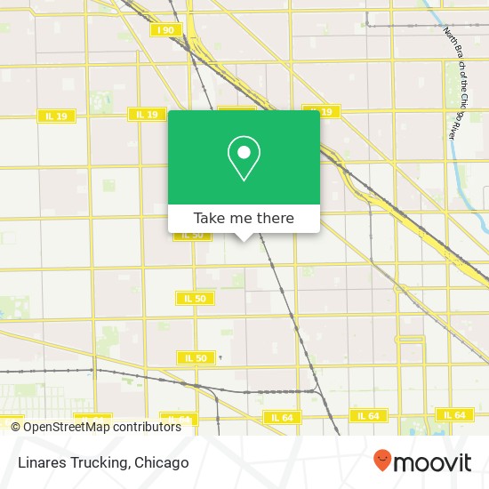 Linares Trucking map