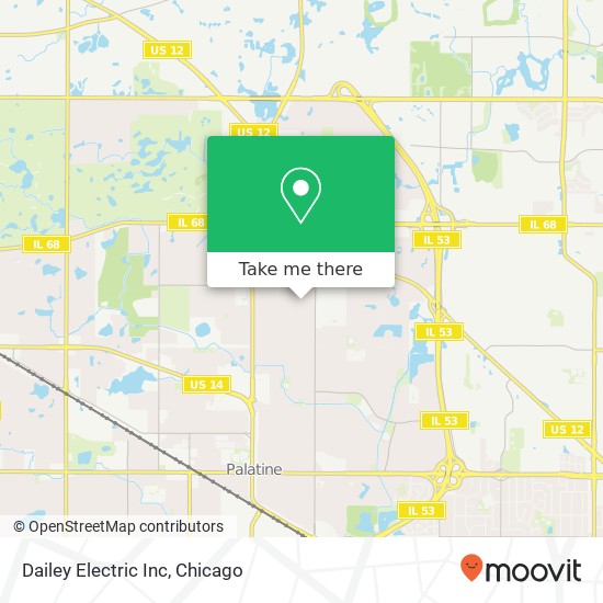 Mapa de Dailey Electric Inc