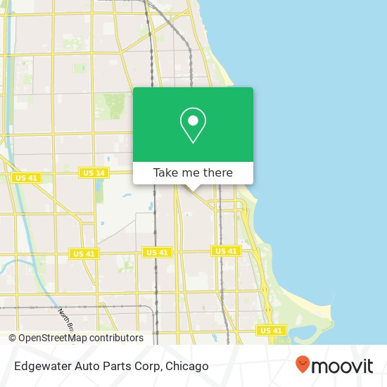 Mapa de Edgewater Auto Parts Corp