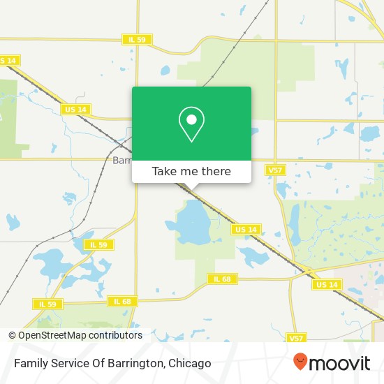 Family Service Of Barrington map