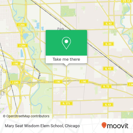 Mapa de Mary Seat Wisdom Elem School