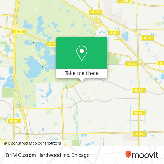 BKM Custom Hardwood Inc map