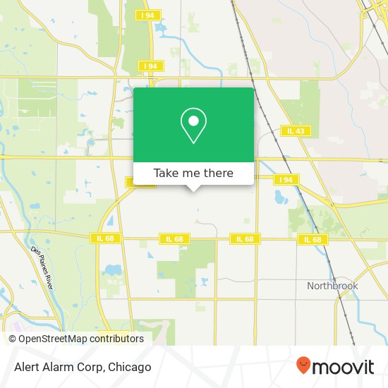 Mapa de Alert Alarm Corp