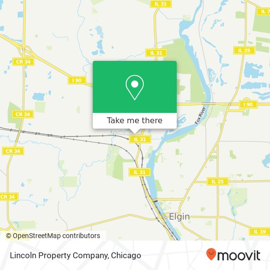 Mapa de Lincoln Property Company