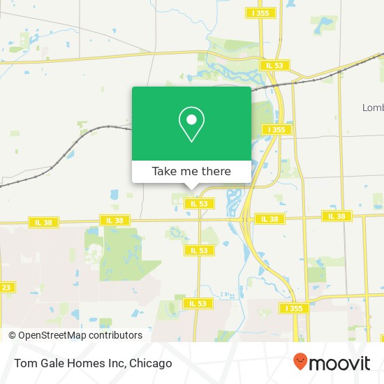 Tom Gale Homes Inc map