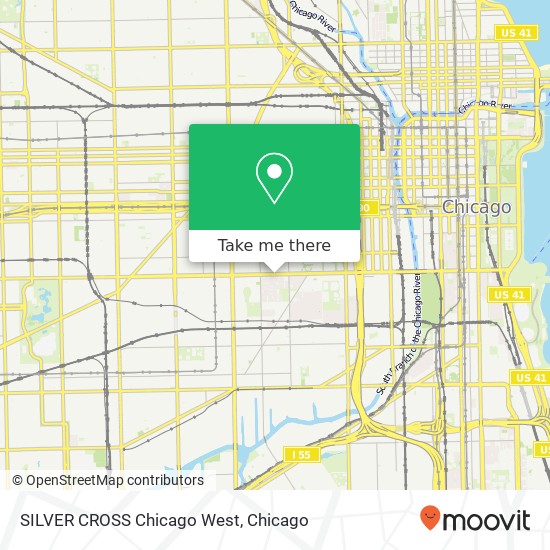 SILVER CROSS Chicago West map