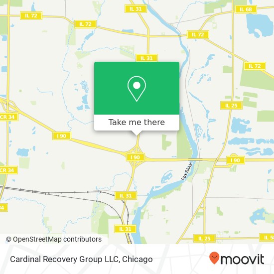 Mapa de Cardinal Recovery Group LLC