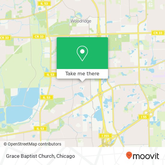 Grace Baptist Church map