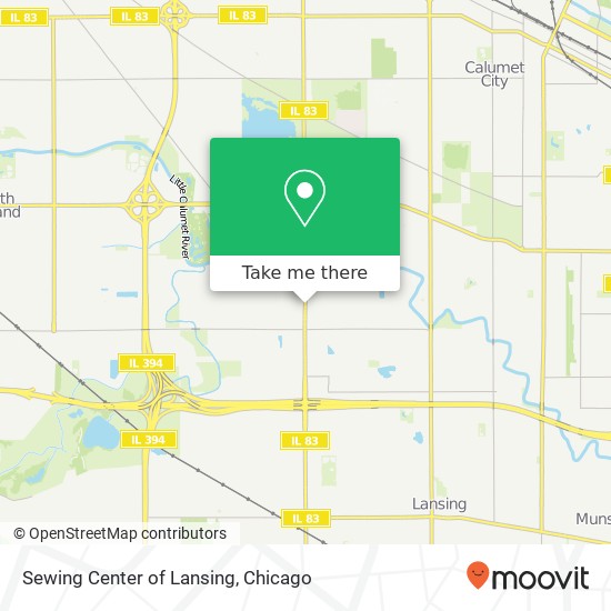 Mapa de Sewing Center of Lansing